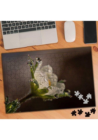 Su Damlacıklı Çiçek 240 Parça Puzzle Yapboz-340255