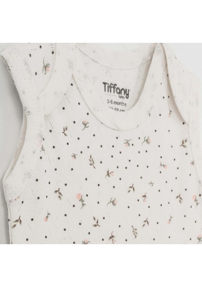 Tiffany Baby & Kids Tiffany Baby Jakarlı Flowering Theme Bebek Atlet Body 57009
