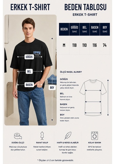 Neco Giyim Unisex Oversize Geniş Kesim %100 Pamuk Yumuşak Dokulu Basic Bisiklet Yaka Tişört Siyah V Neco Giyim Unisex Oversize Geniş Kesim %100 Pamuk Yumuşak Dokulu Basic Bisiklet Yaka Tişört Siyah V