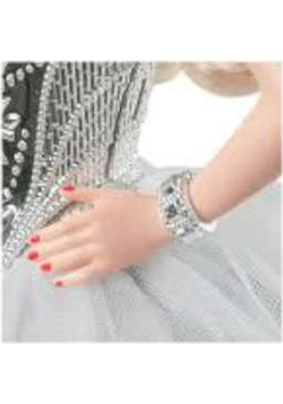 Barbie 2021 Mutlu Yıllar Bebeği Dalgalı Sarı Saçlı. 30 Cm.Gümüş R