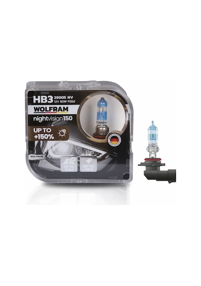 Wolfram 29005nv Hb3 Night Vision +%150 Fazla Işık +%20 Beyaz Işık 12v 60w