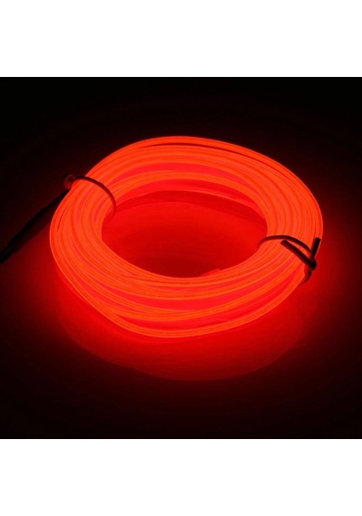 Ip Neon Led Araç Içi Torpido Led Fitilli Ip Led 2 Metre Kırmızı
