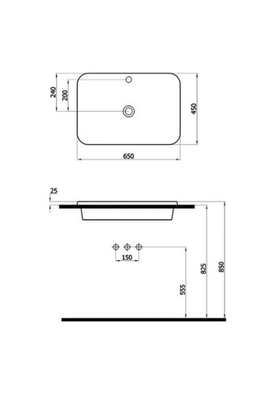 Newarc Drop 60 Cm Lavabo Beyaz