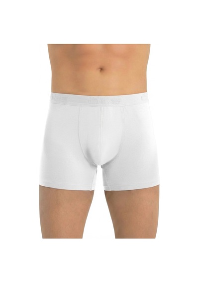 Öts Erkek Modal Boxer Modal Esnek Ve Konforlu 2641 Beyaz