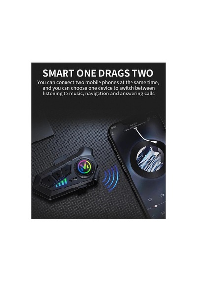 Y10 Kask Kulaklık Bluetooth Motosiklet Kulaklık 5,3 Bluetooth Intercom Motorsiklet Kulaklık 14121464