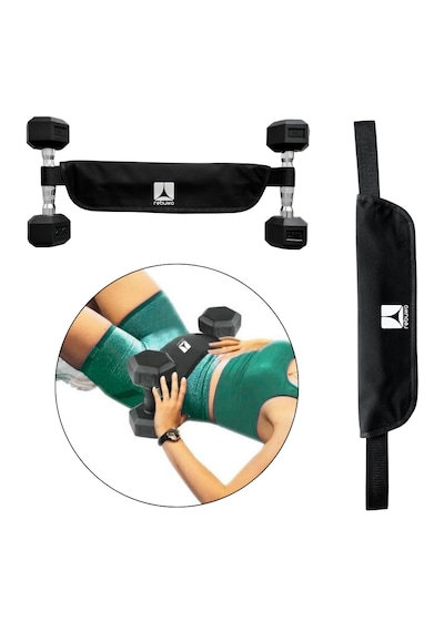 Rebuwo Hip Thrust Kemeri, Hip Thrust İçin Kalça İtme Kemeri Siyah