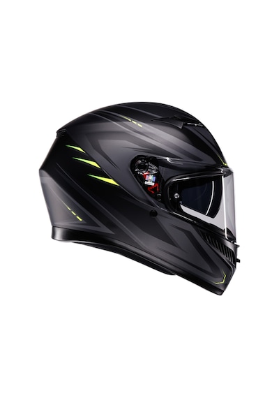 Agv Kask/k3 Mplk Syth Matt Black/yellow Fluo Çok Renkli