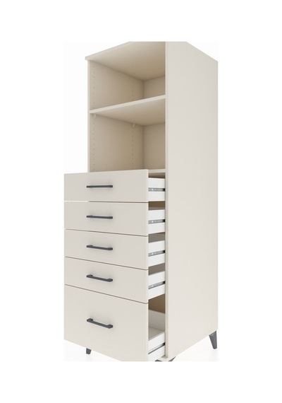 Kronos Dolap 2 Raflı 5 Çekmeceli 60x59x182 Aytaşı-aytaşı Aytaşı