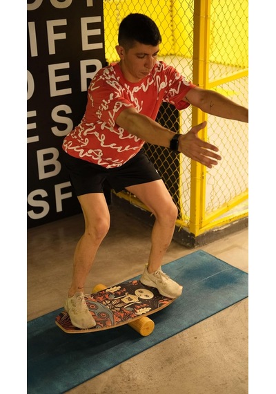 Universal Denge Tahtası Ahşap Balance Board Denge Ve Koordinasyon Geliştirici Evde Fitness & Spor