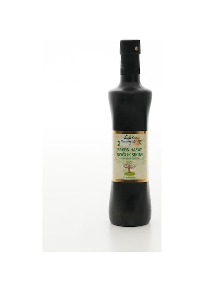 Dalgıçoğlu Erken Hasat Soğuk Sıkım Zeytinyağı Filtresiz Siyah Cam 500 ML