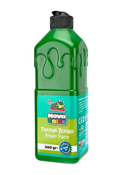 Nova Color Nc-373 Parmak Boyası 500gr Yeşil Karışık