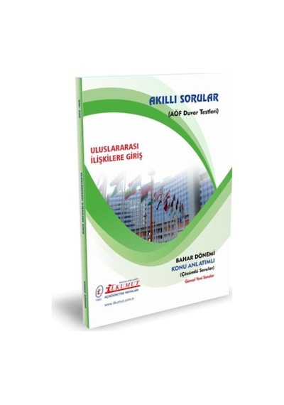 İlkumut Yayınları - Uluslararası Ilişkilere Giriş - Konu Anlatımlı - Çözümlü Sorular