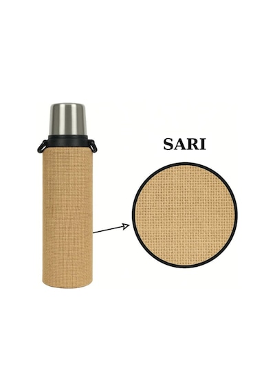 Klasik 1.0 Lt. İle Uyumlu Omuz Askılı Termos Kılıfı Sarı