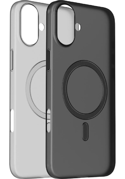 Momax Lite CaseForm Apple Uyumlu iPhone 16 Plus E74 Magsafe Kılıf Transparan Beyaz