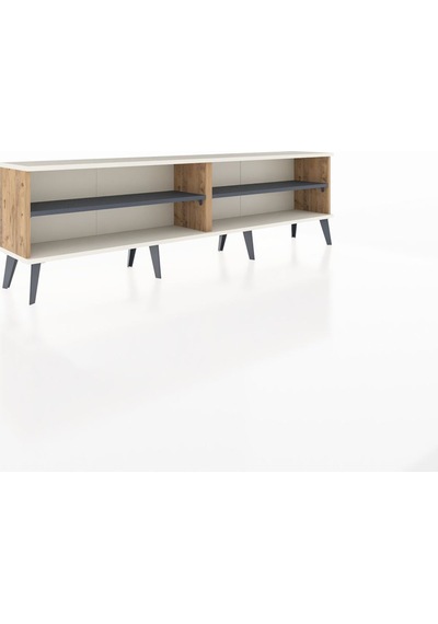 Arges Tv Ünitesi 2 Raflı 176x30x51 Çam-aytaşı/antrasit Aytası/antrasıt Arges Tv Ünitesi 2 Raflı 176x30x51 Çam-aytaşı/antrasit Aytası/antrasıt