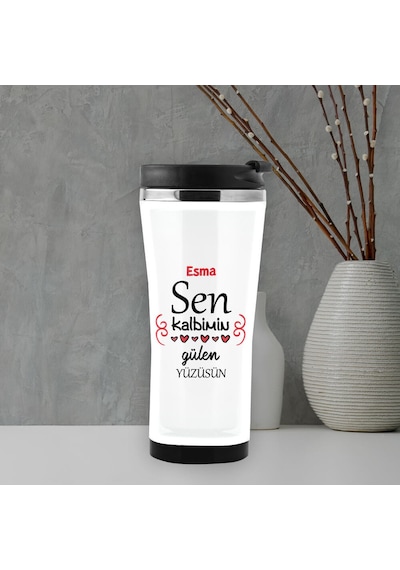 Sen Kalbimin Gülen Yüzüsün Termos Mug