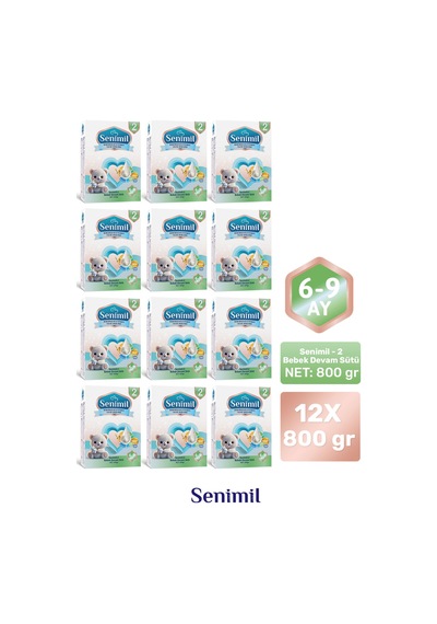Senımıl 2 Bebek Sütü 800 G 12 Adet