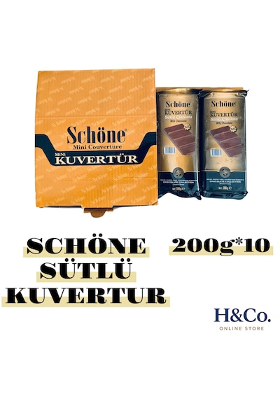 Schöne Profesyonel Mini Sütlü Kuvertur 200gr 10