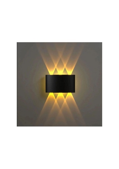 Cata Haiti 10w Amber Üç Mercek Ledli Duvar Aplik Ip44 220 Volt Çok Renkli
