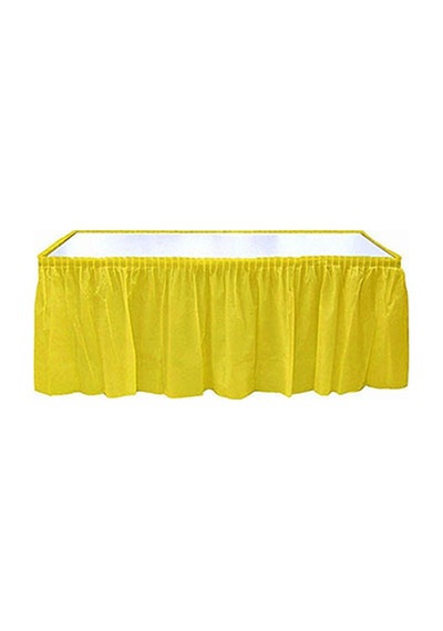 Roll-up Sarı Masa Eteği Plastik