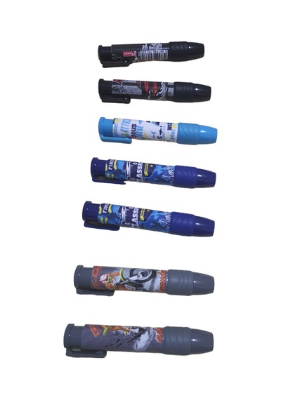 Basmalı Otomatik Silgi Erkek 7 Adet