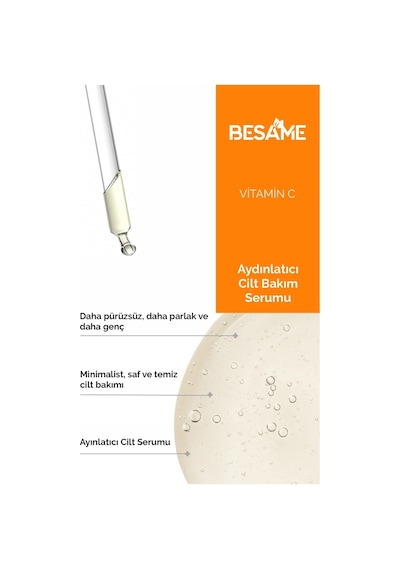 Vitamin C Aydınlatıcı Ve Cilt Tonu Eşitleyici Bakım Serumu 30 Ml