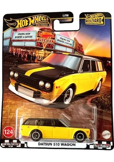 Hot Wheels Boulevard Premium Arabalar Datsun 510 Wagon Jbl21 Çok Renkli