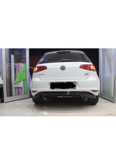 Vw Golf7 Arka Tampon Eki Difizör Fiber Boyasız