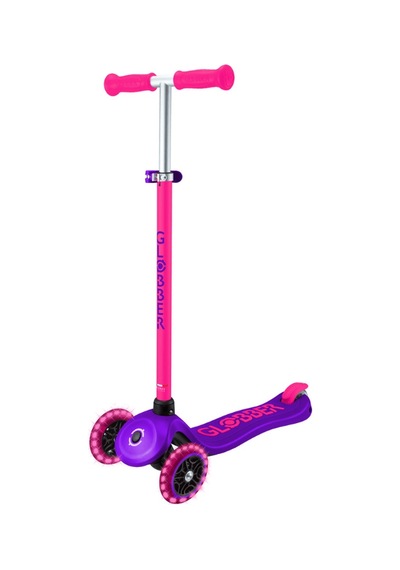 Globber Primo Plus Işıklı Scooter - Neon Pembe