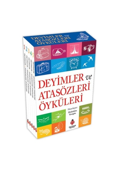 Deyimler ve Atasözleri Öyküleri Seti - 5 Kitap Takım- Uğurböceği