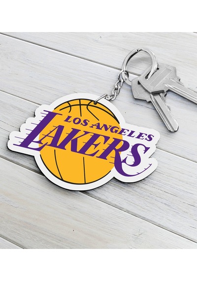 Nba Los Angeles Lakers Ahşap Anahtarlık
