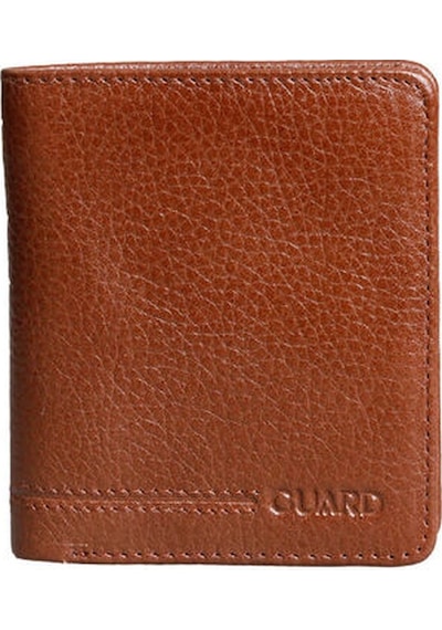 Guard Taba Minimal Spor Hakiki Deri Erkek Cüzdanı P705 Taba