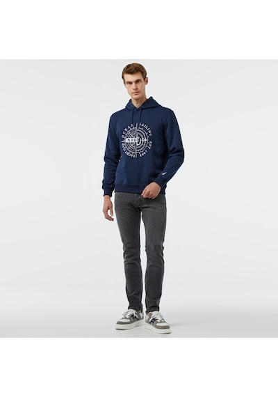 Nautica Erkek Lacivert Regular Fit Sweatshirt Baskılı K47037t Lacivert