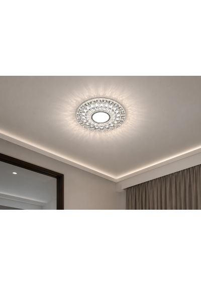 1 Adet Noas Yl65 1777 Athena Led Çerçeveli 4000k Kristal Cam Spot .