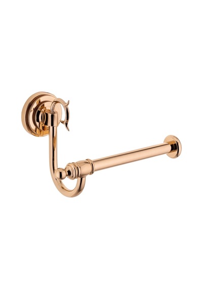 İsaoğlu Yapı Gold Tuvalet Kağıtlığı Komple Pirinç Aksesuar Vintage Premium Kağıtlık Gold
