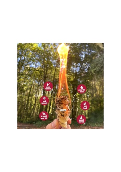 Doğal Odun Yünü Alternatifi Tutuşturucu, 25 Adet Paket