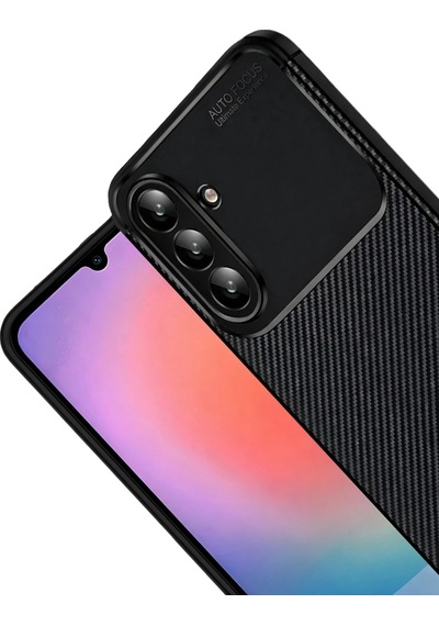 Newface - 31 - Samsung Galaxy Uyumlu A37 5g Auto Focus Karbon Kapak - Csmo-tex - - Siyah