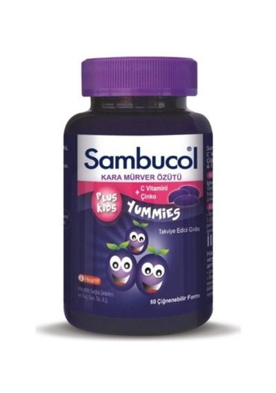 Sambucol Plus Kids Yummies 60 Çiğneme Tableti