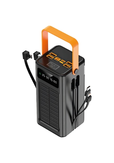 80.000 Solar Şarj Özellikli Yüksek Kapasiteli Powerbank Hızlı Şarj Destekli Standart
