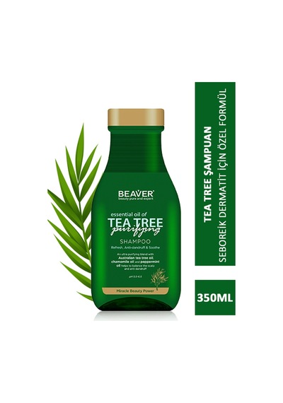 Beaver Tea Tree Shampoo ( Çay Ağacı Şampuanı) 350ml