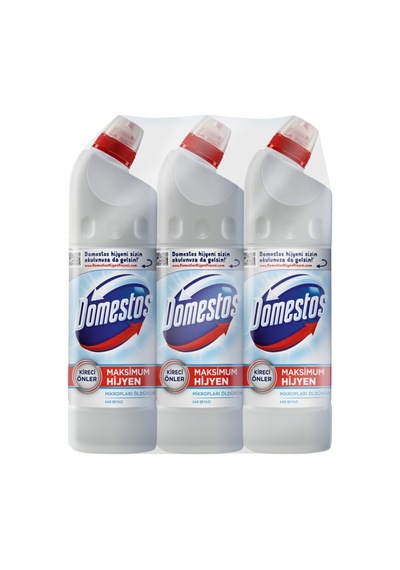 Domestos Ultra Yoğun Kar Beyazı Çamaşır Suyu 3 x 810 G