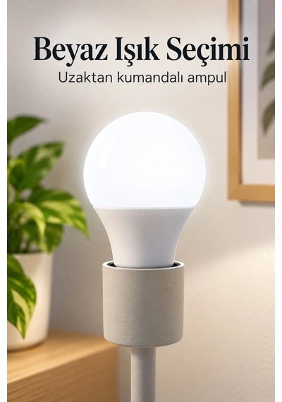 Ers Kumandalı Led Ampul 10 W Güç Özellikli