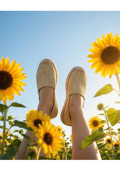 Futsishoes Lucıa Hasır Hakiki Deri Dikiş Detaylı Kadın Espadril Bej