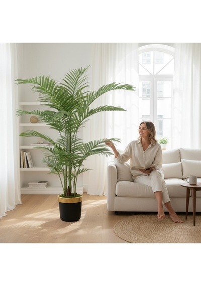 Yapay Ağaç 150 Cm 11 Dal 3 Gövde Areka Yeşil
