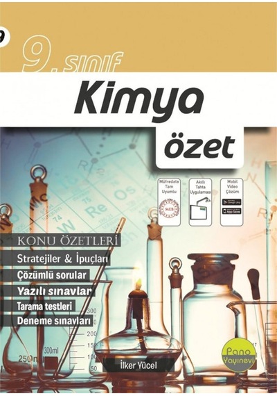 Pano Yayınları 9. Sınıf Kimya Özet Yni