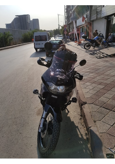 Honda Transalp Xl650 Uzun Cam Koyu Füme Zeus 50Cm 4Mm