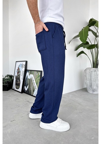 Lacivert Breeze Soft Baggy Pantolon Lacivert