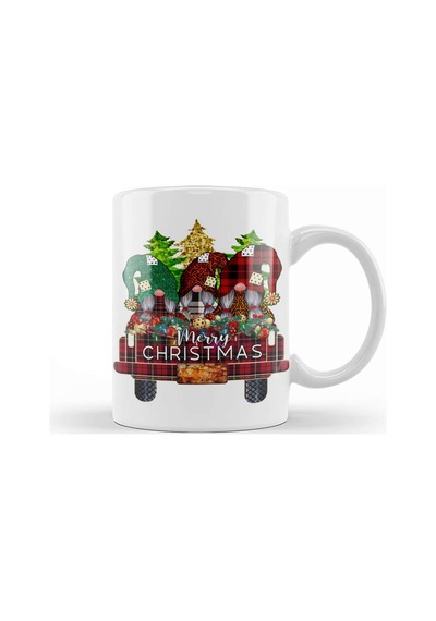 Yılbaşı Yeni Yıl Konseptli Merry Christmas 022 Kupa Bardak Porselen No16539 Karışık