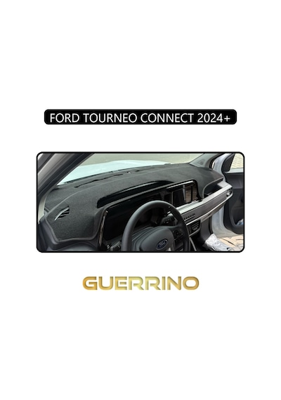 Ford Torneo Courıer 2023+ Torpido Koruma Halısı Siyah Kenar