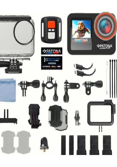 Patona 4233 Platinum Action Cam Life Sl5 Aksiyon Kamerası Siyah